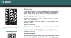 Desktop Screenshot of filmstudies.info