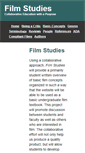 Mobile Screenshot of filmstudies.info