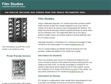 Tablet Screenshot of filmstudies.info